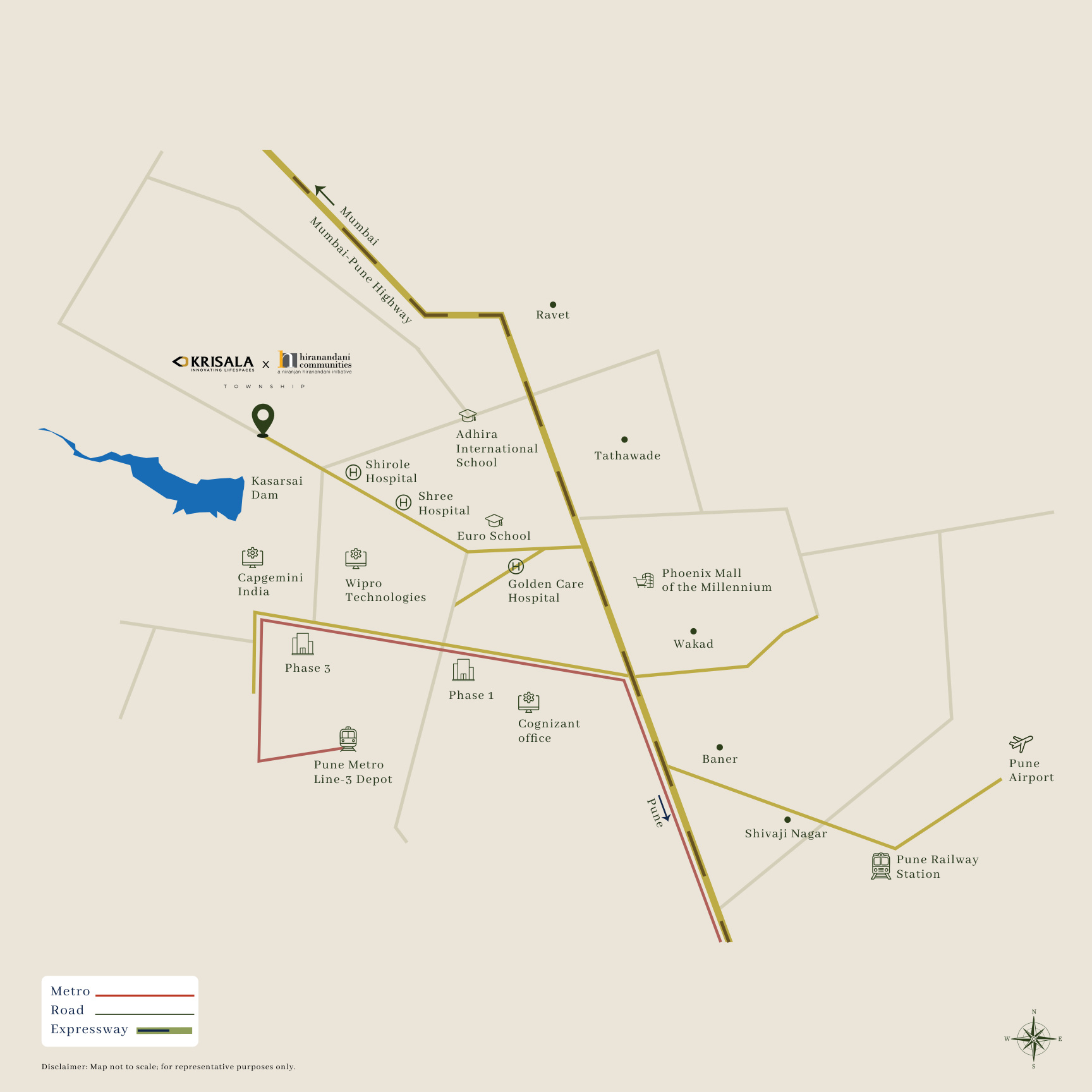 Hiranandani Hinjewadi Location Map